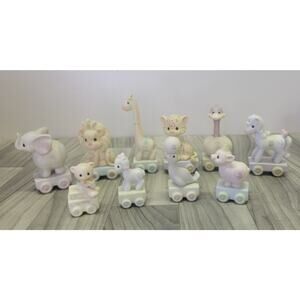 10 Precious Moments Birthday Animal Train